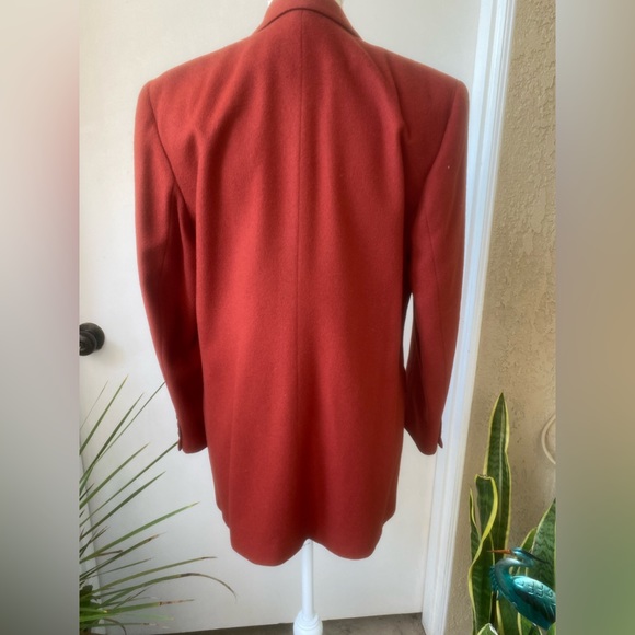 vintage bowdon oversized brick red blazer made in the USA. - Picture 8 of 14